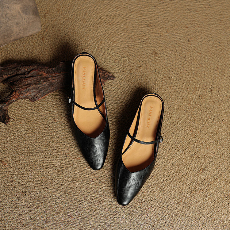 Hannah - Women’s Slip-On Mules – Elegant Summer Comfort Shoes