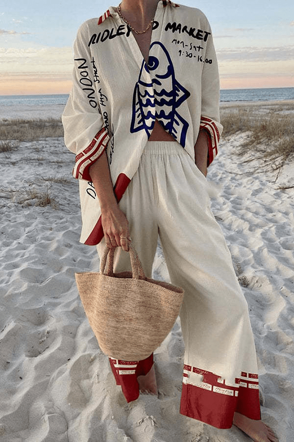 Sophia | Printed Loose-Fit Set