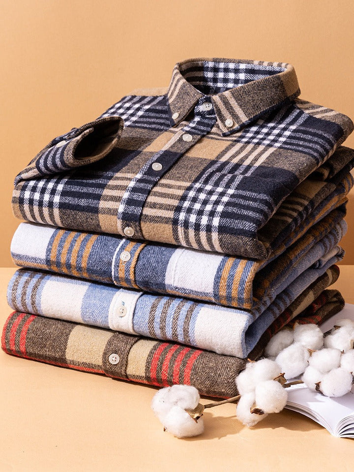 Malcolm | Checked Cotton Shirt
