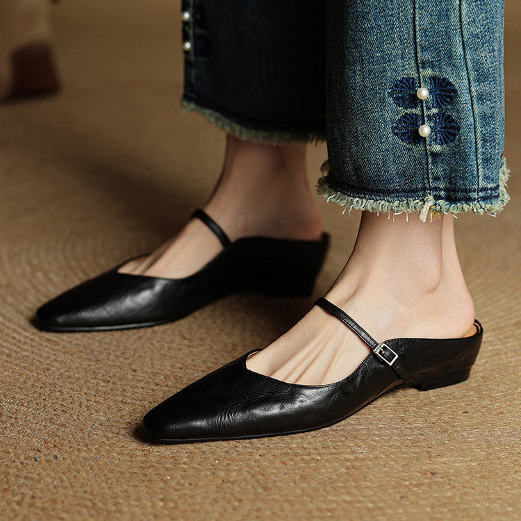 Hannah - Women’s Slip-On Mules – Elegant Summer Comfort Shoes