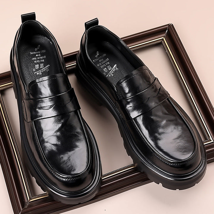 Noah | Men’s Chunky Sole Leather Penny Loafers