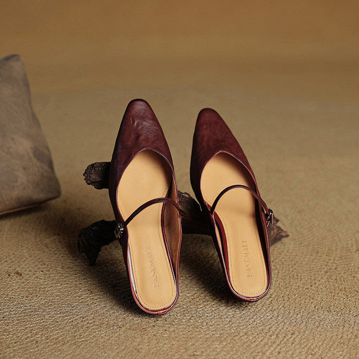 Hannah - Women’s Slip-On Mules – Elegant Summer Comfort Shoes