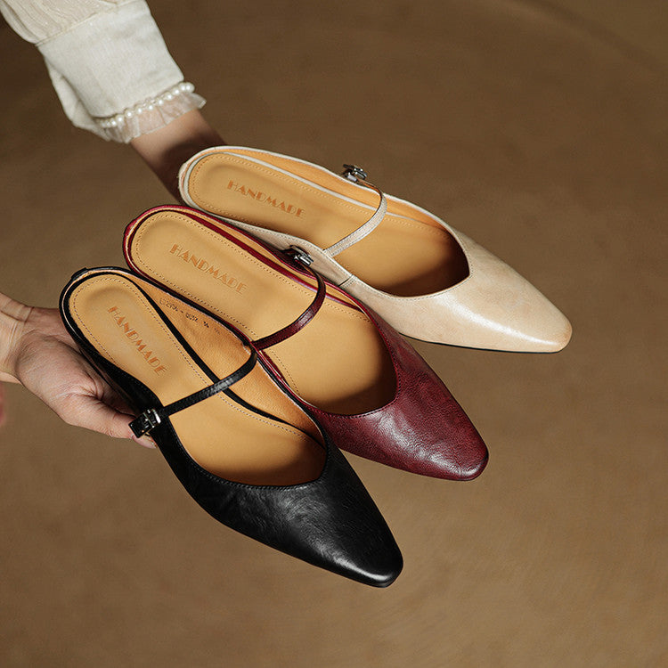 Hannah - Women’s Slip-On Mules – Elegant Summer Comfort Shoes