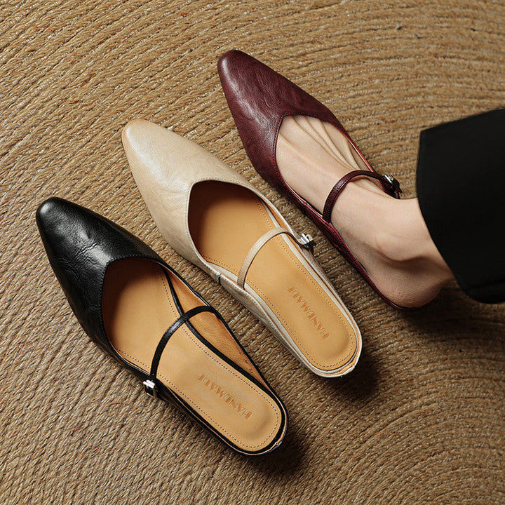 Hannah - Women’s Slip-On Mules – Elegant Summer Comfort Shoes