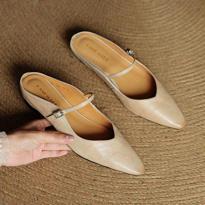 Hannah - Women’s Slip-On Mules – Elegant Summer Comfort Shoes