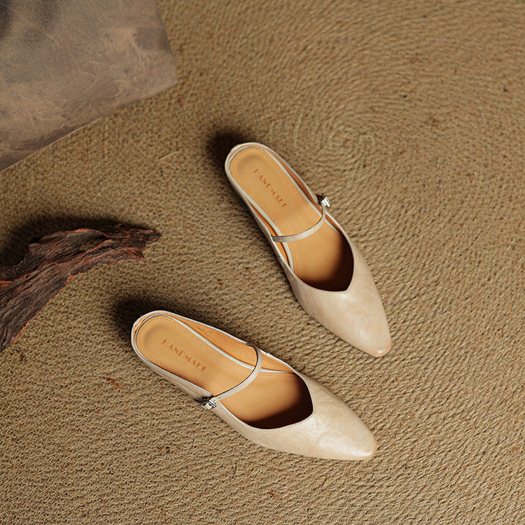 Hannah - Women’s Slip-On Mules – Elegant Summer Comfort Shoes