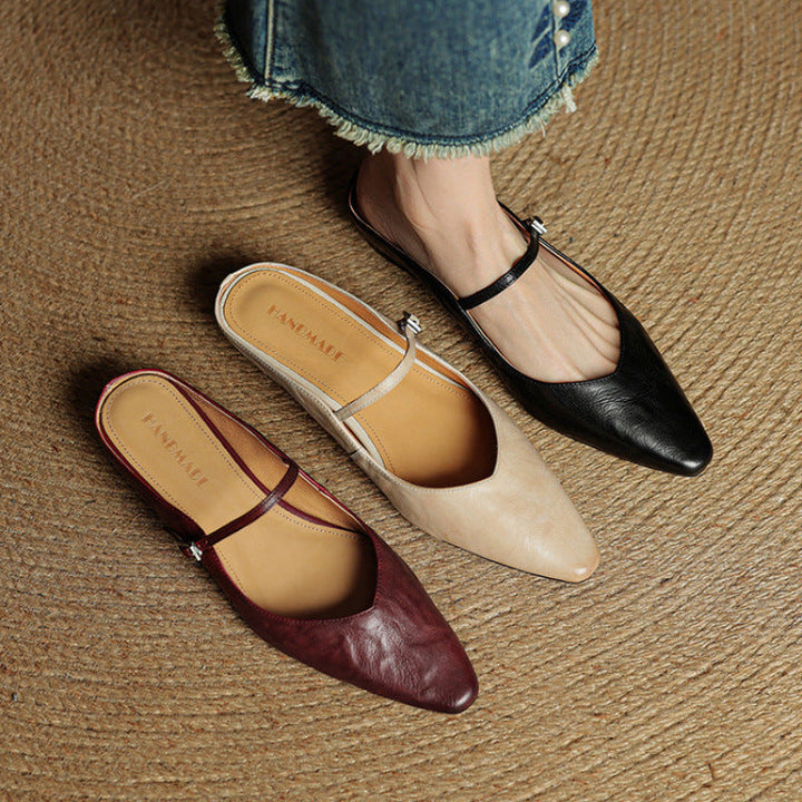 Hannah - Women’s Slip-On Mules – Elegant Summer Comfort Shoes