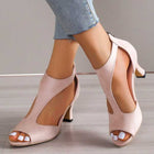 Martha - Orthopedic Comfort Heels – Open Toe Support Sandals