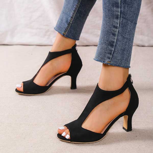 Martha - Orthopedic Comfort Heels – Open Toe Support Sandals