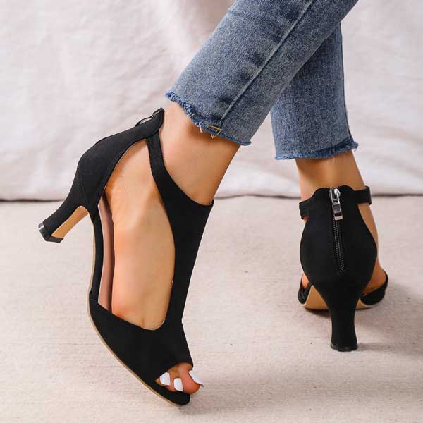 Martha - Orthopedic Comfort Heels – Open Toe Support Sandals