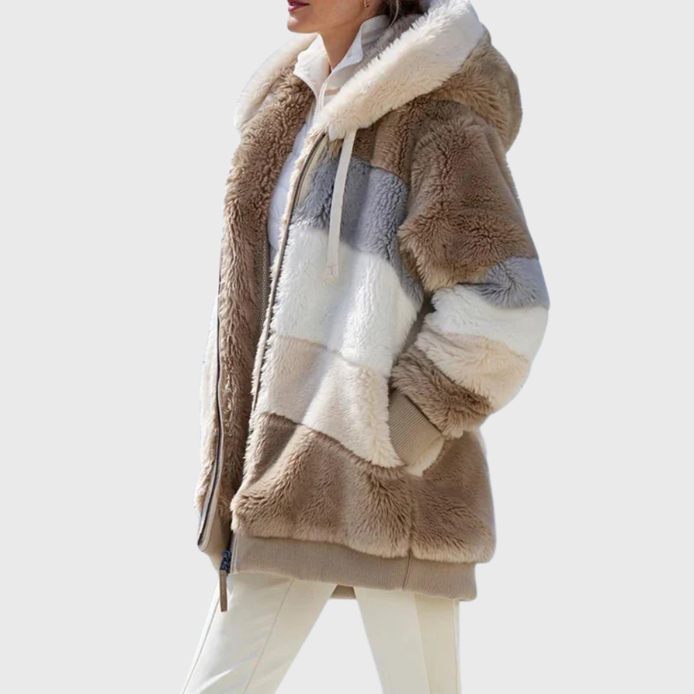 Sofia | Elegant Multicolor Warm Puffer jacket