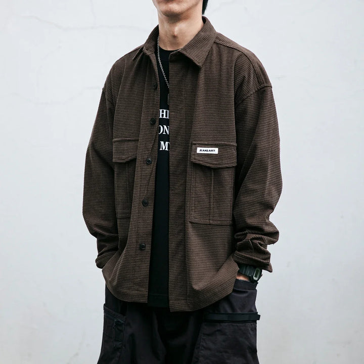 Waffle Grid Shirt