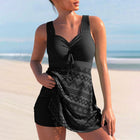 Women's Tankini Swimsuit with Tummy Control and Adjustable Straps