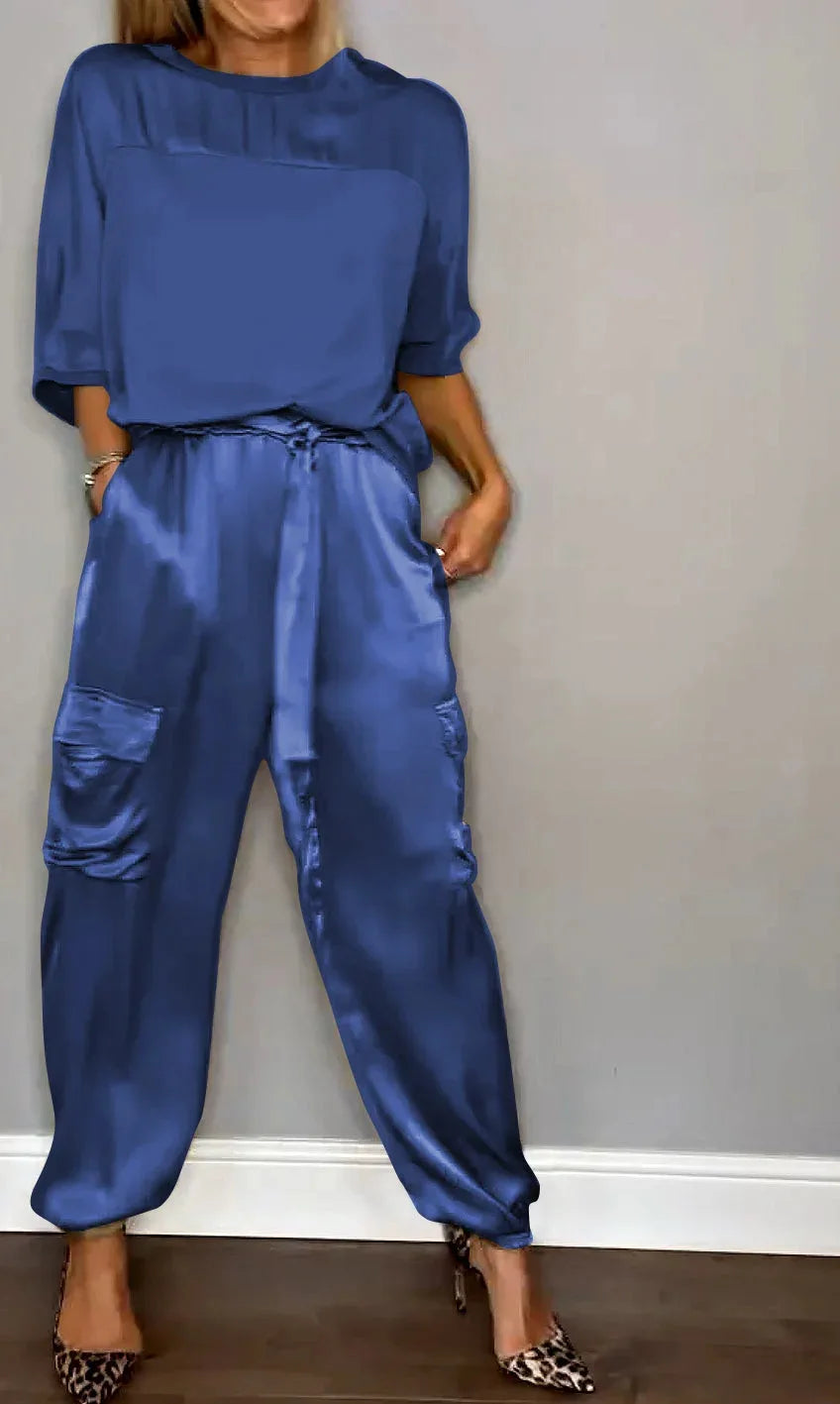GRACE - Satin Luxe Flow Set