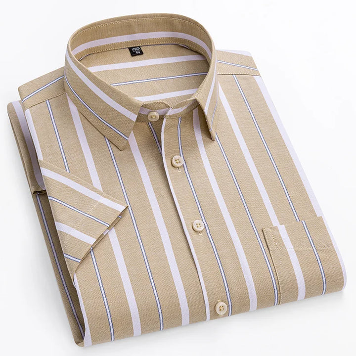 Zack | Short-Sleeve Cotton Shirt