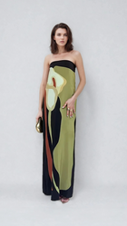 Women's Colorful Summer Maxi Dress | Flowing Full-Length Silhouette, Lightweight Breathable Feel | Multicolor Print