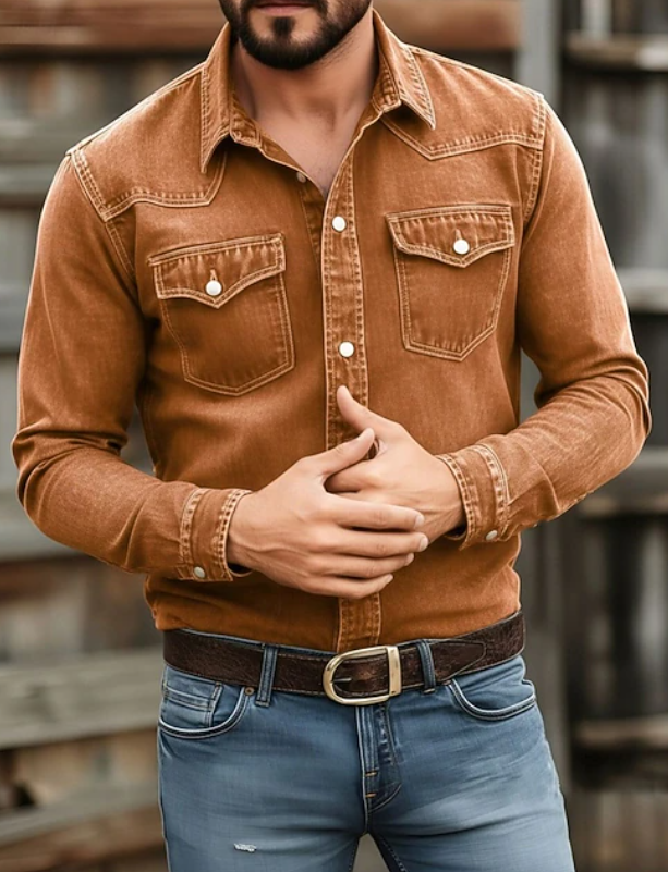 Grayson | Classic Button Up Long Sleeve Shirt
