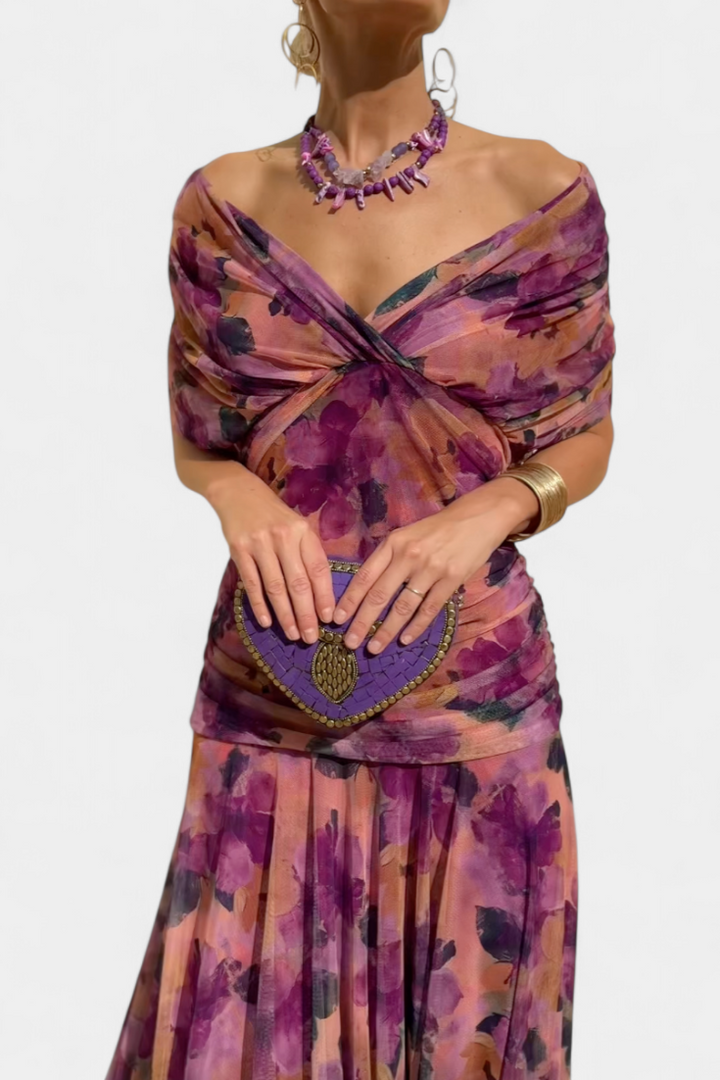 AMARRA - Long Floral Dress