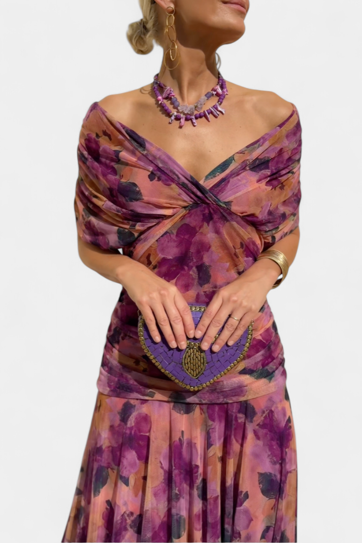 AMARRA - Long Floral Dress