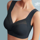 Seamless Wireless Support Bra with Wide Straps