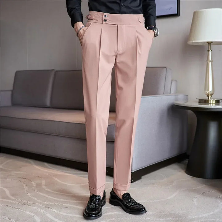 Men’s Trousers | Double Pleat High Waist