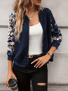 Evelyn | Women's Transitional Bomber Jacket with Floral Print