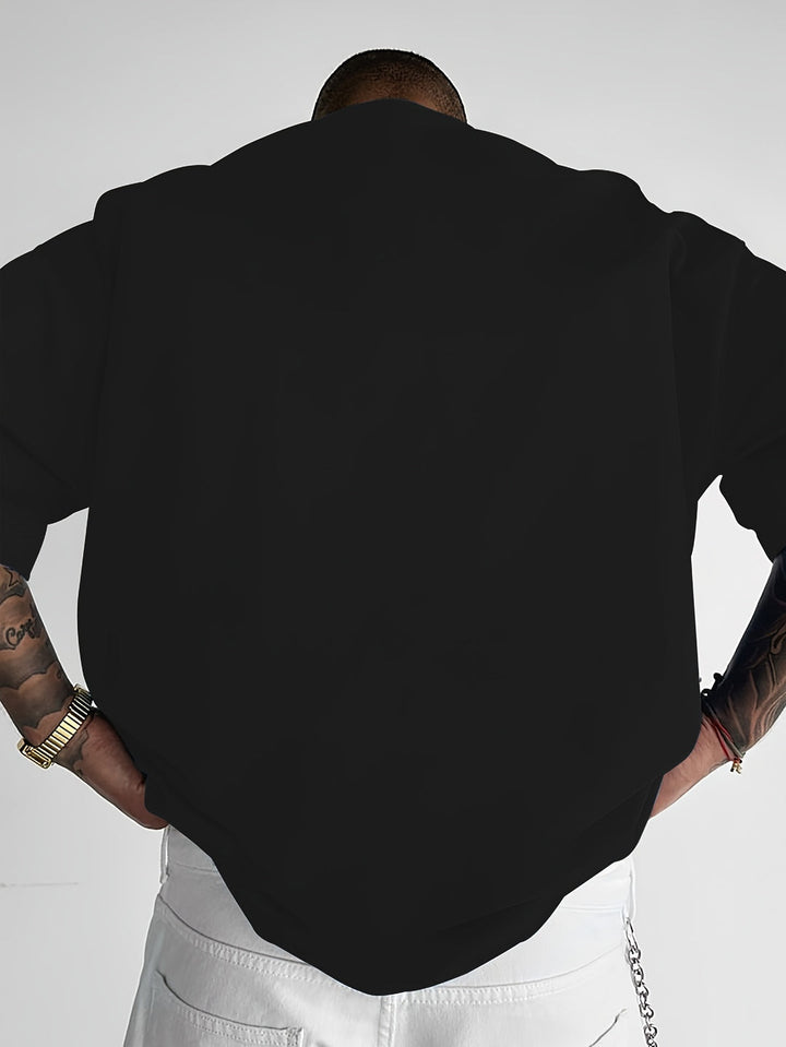 Men’s Oversized Graphic Streetwear T-Shirt