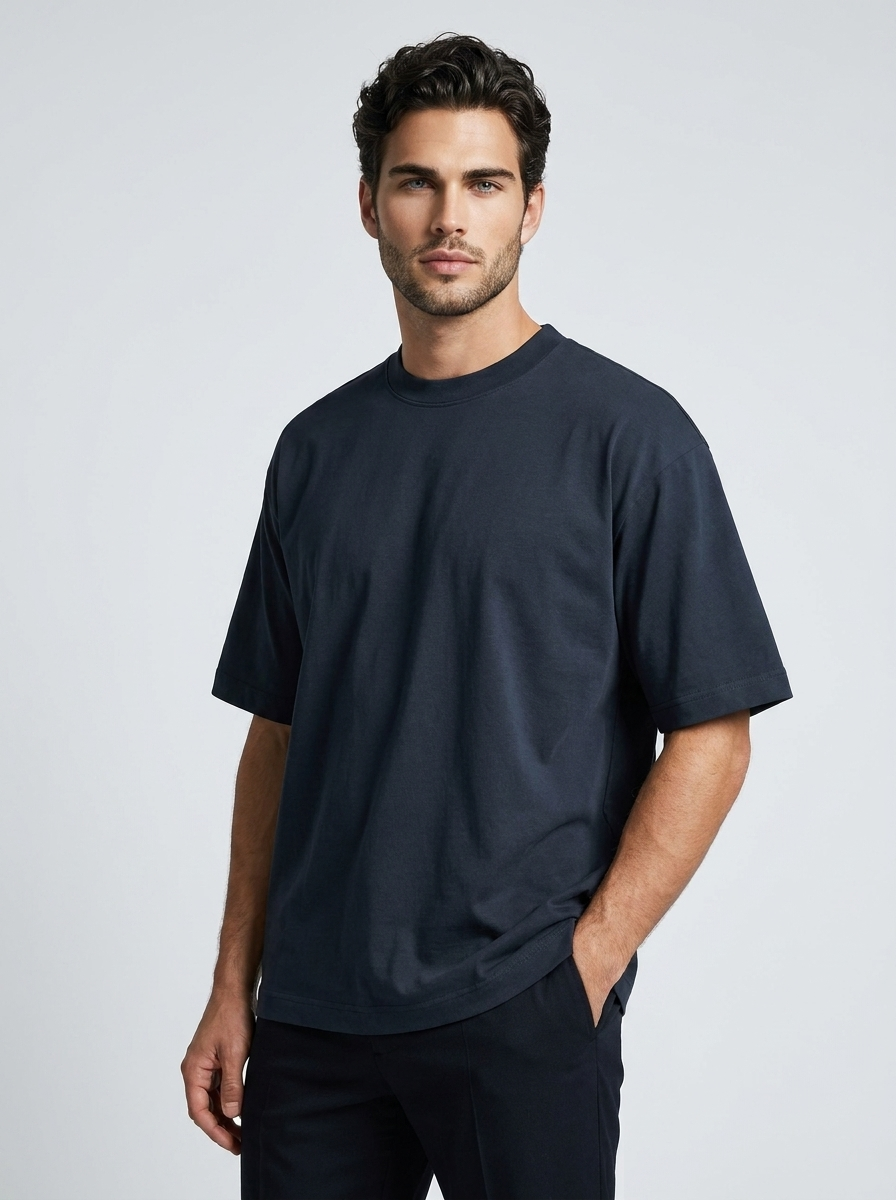 Oversized Cotton T-Shirt | Relaxed Fit for Men &amp; Women