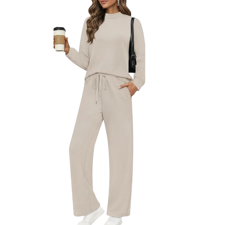 Two-Piece Travel Clothing Set with Comfortable Top and Loose Fit