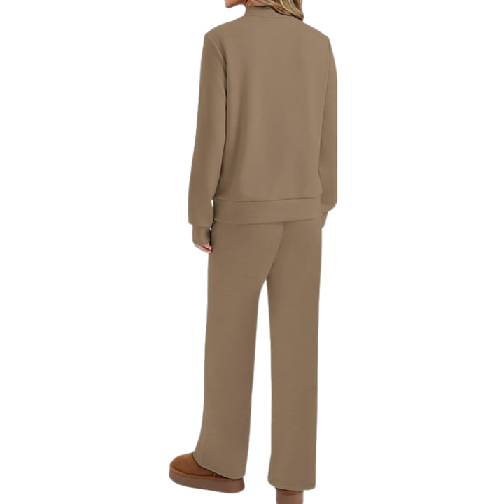 Two-Piece Travel Clothing Set with Comfortable Top and Loose Fit