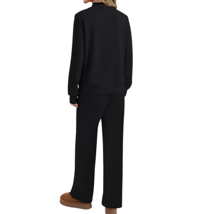 Two-Piece Travel Clothing Set with Comfortable Top and Loose Fit