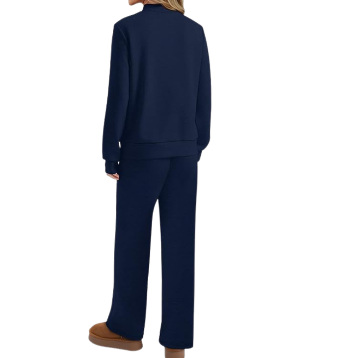 Two-Piece Travel Clothing Set with Comfortable Top and Loose Fit