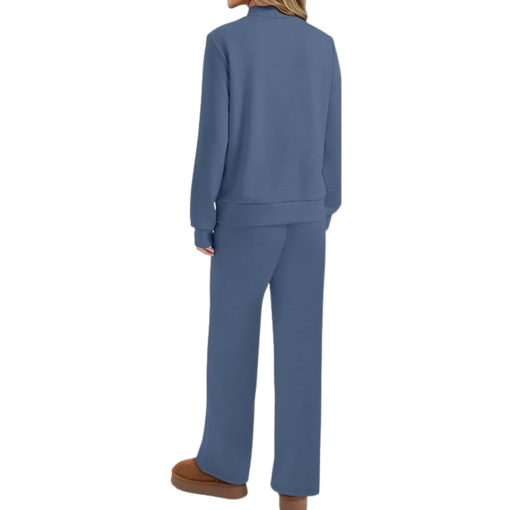 Two-Piece Travel Clothing Set with Comfortable Top and Loose Fit