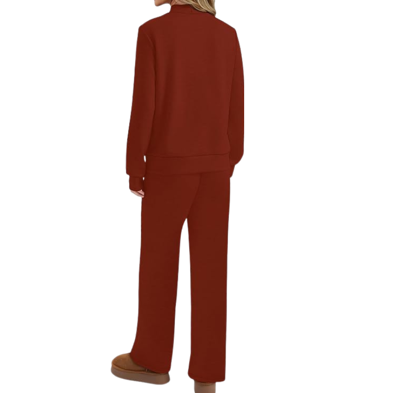 Two-Piece Travel Clothing Set with Comfortable Top and Loose Fit