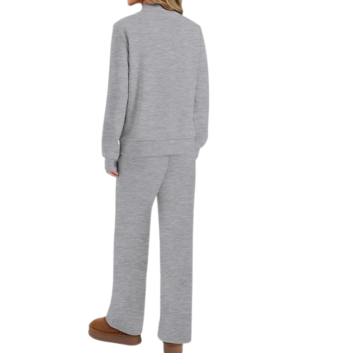 Two-Piece Travel Clothing Set with Comfortable Top and Loose Fit