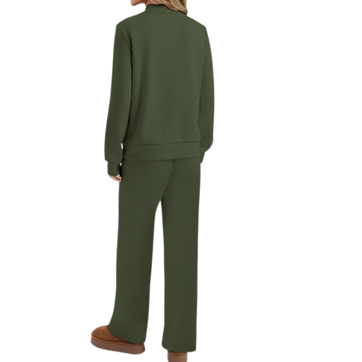 Two-Piece Travel Clothing Set with Comfortable Top and Loose Fit