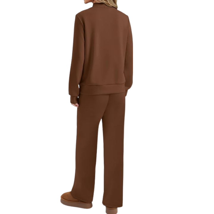 Two-Piece Travel Clothing Set with Comfortable Top and Loose Fit