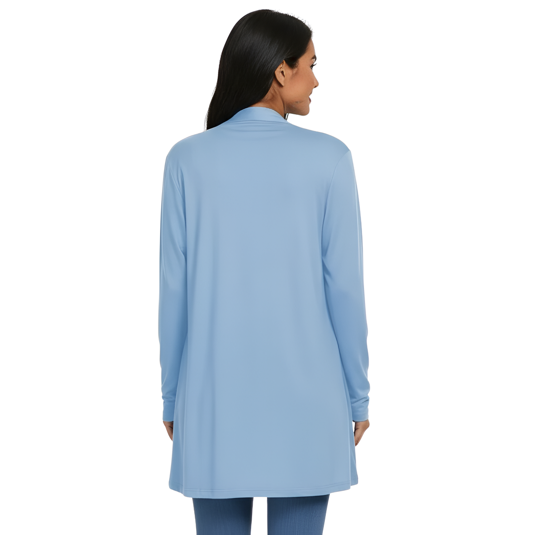 Lightweight, Casual, Open Long Cardigan with Pockets