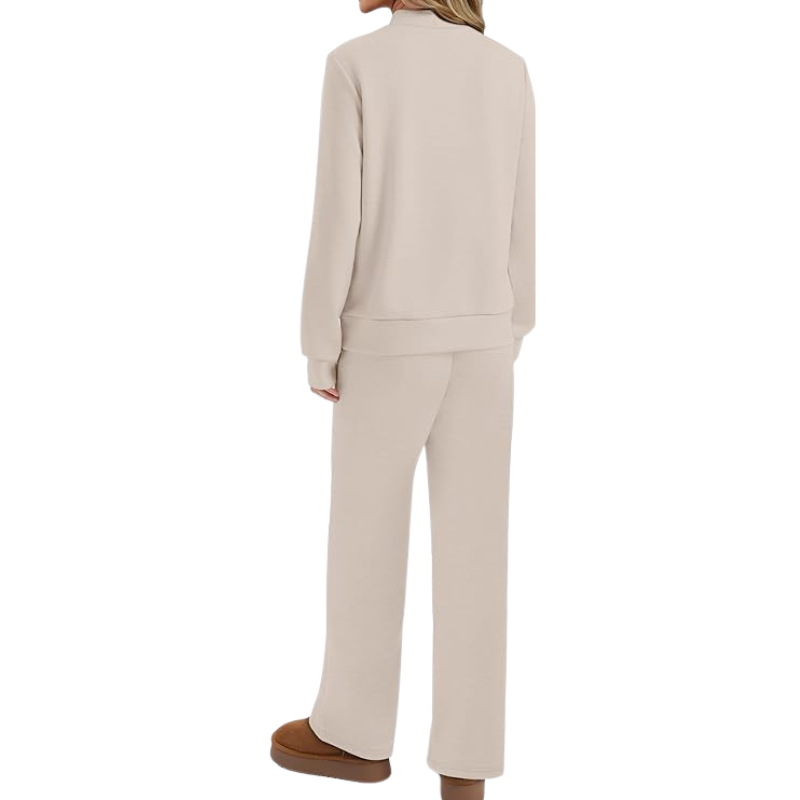 Two-Piece Travel Clothing Set with Comfortable Top and Loose Fit
