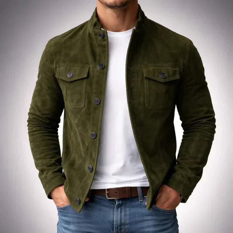 Freddie | Classic Pocket Suede Jacket