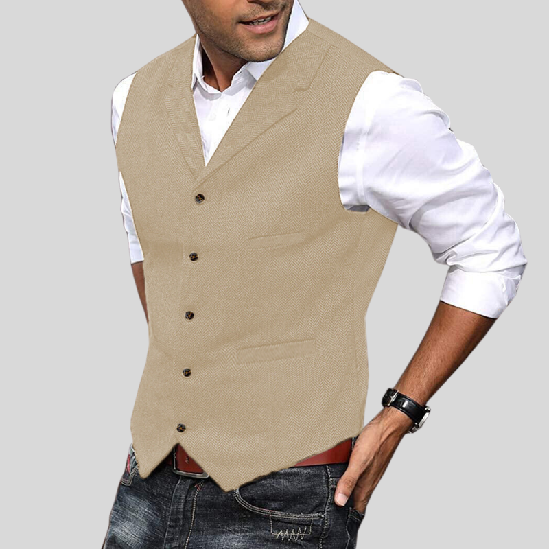 Men’s Tailored Button Waistcoat