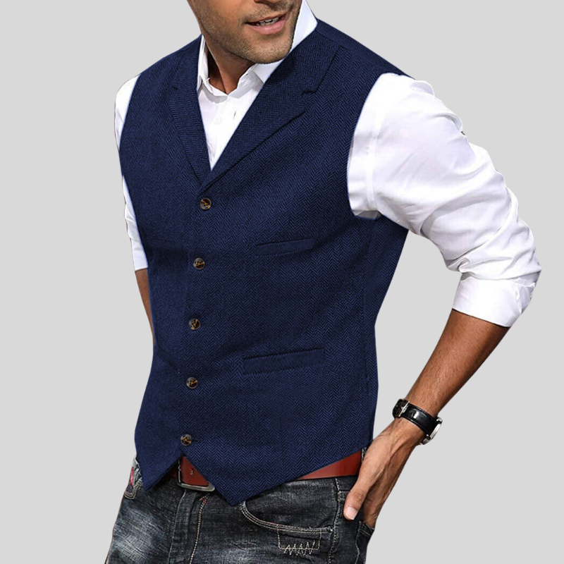 Men’s Tailored Button Waistcoat