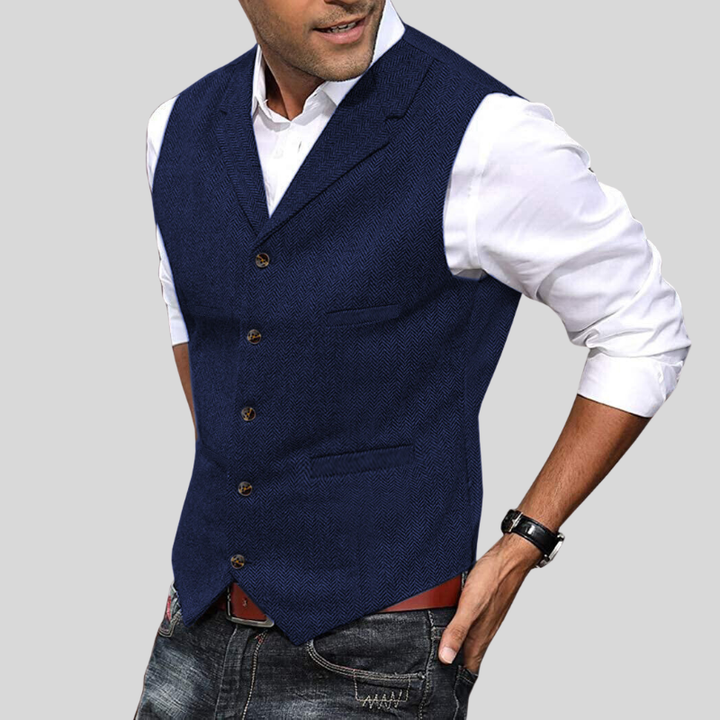 Men’s Tailored Button Waistcoat