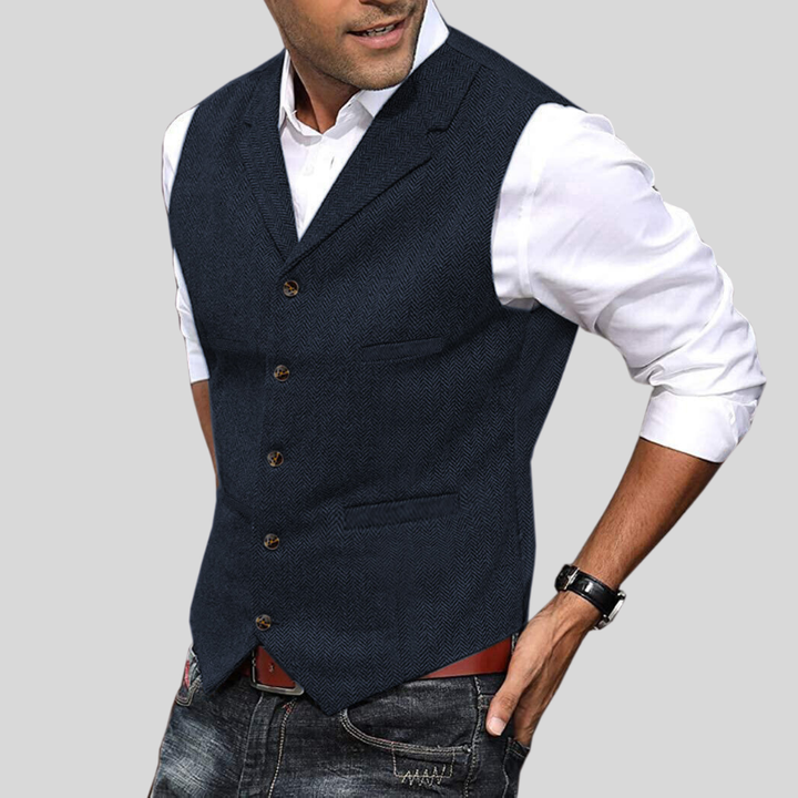 Men’s Tailored Button Waistcoat