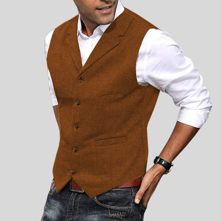Men’s Tailored Button Waistcoat