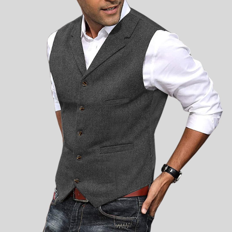 Men’s Tailored Button Waistcoat