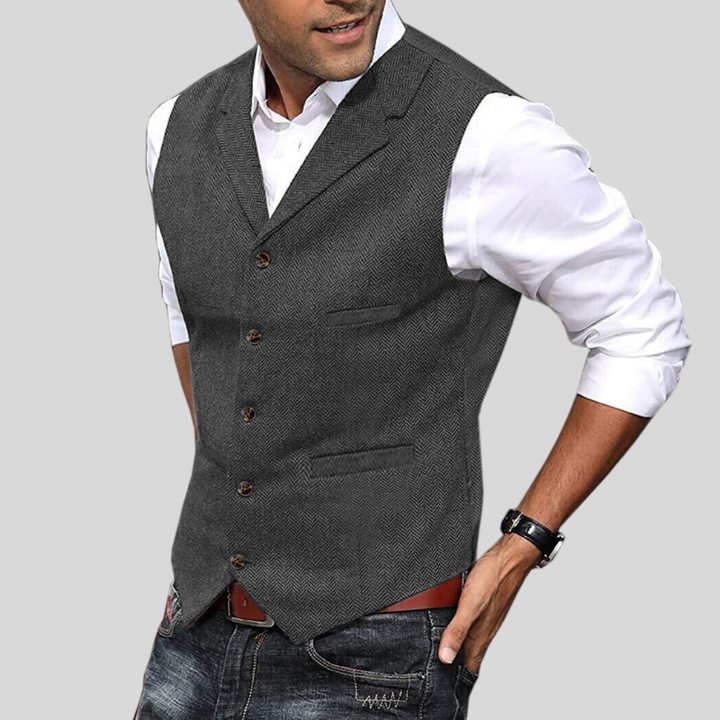 Men’s Tailored Button Waistcoat