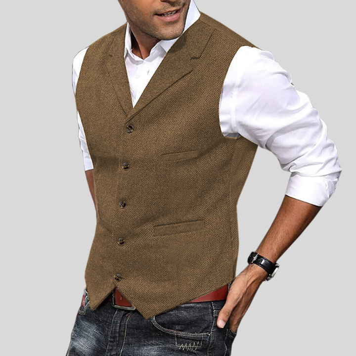 Men’s Tailored Button Waistcoat