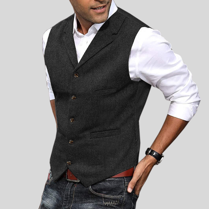 Men’s Tailored Button Waistcoat