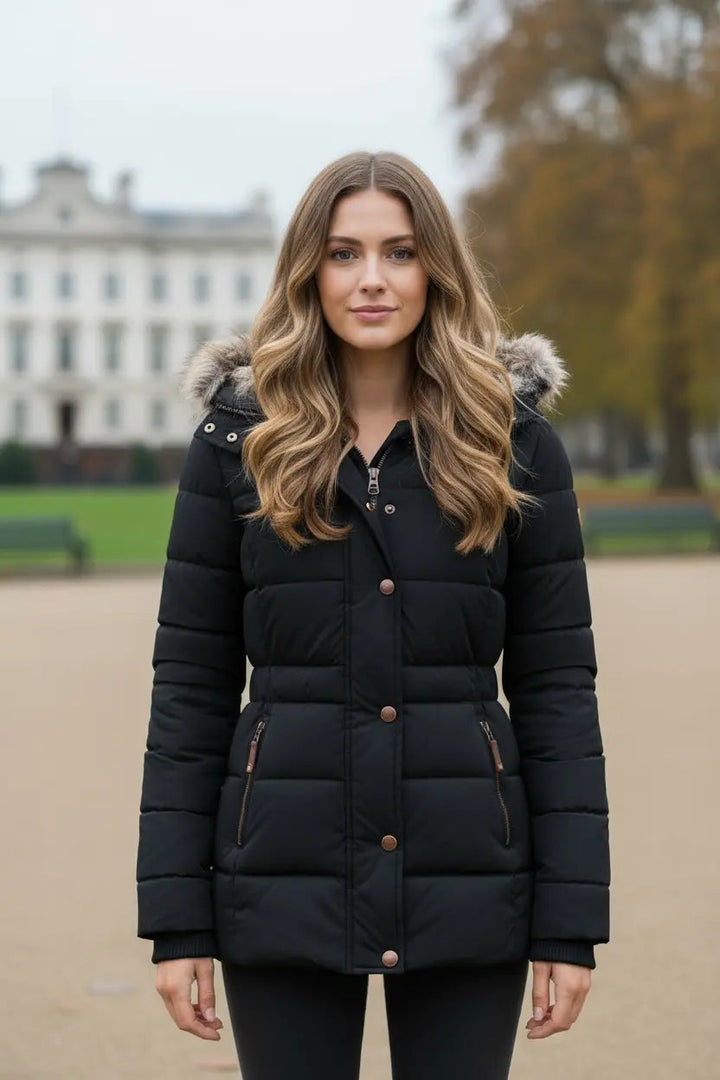 Warm Faux Fur Winter Jacket for Cold Weather